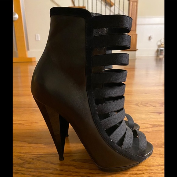 Gucci Strappy Cone Heel Bootie - Picture 5 of 9